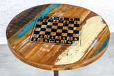Indian Hand Industrial Solid Wooden Hall Table Coffee Table 60x60x73cm Natural